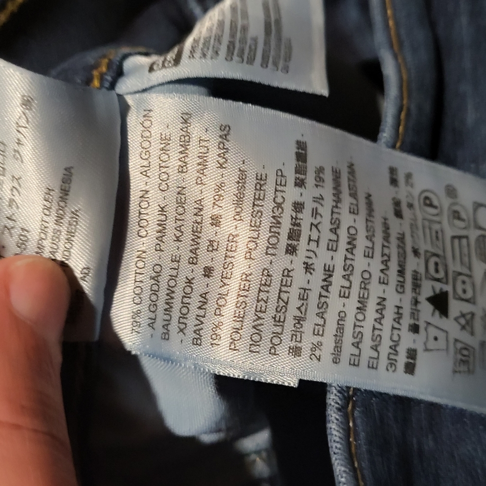Levi's Classic Shorts Denim Jean Blue Women's 27 - Picture 4 of 5